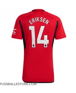 Günstige Manchester United Christian Eriksen #14 Heimtrikot 2023-24 Kurzarm